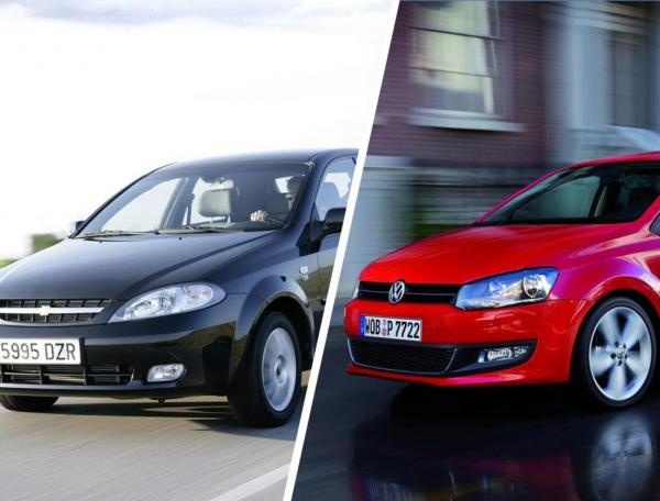 Сравнение Chevrolet Lacetti и Volkswagen Polo