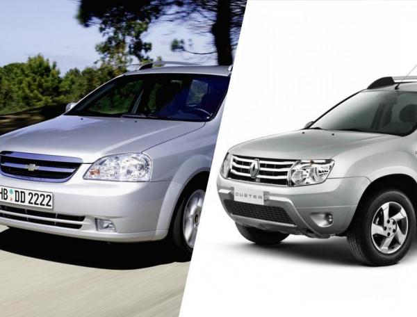 Сравнение Chevrolet Lacetti и Renault Duster