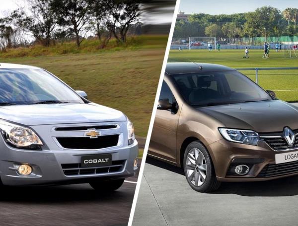 Сравнение Chevrolet Cobalt и Renault Logan