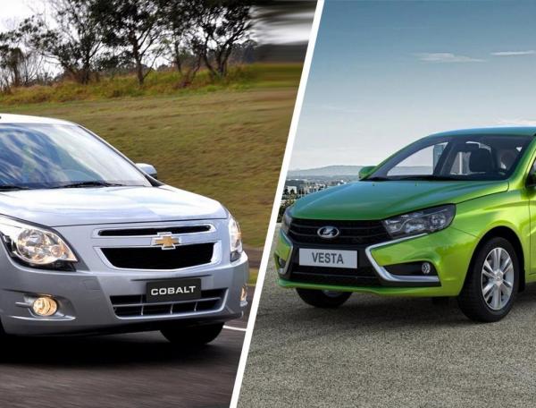 Сравнение Chevrolet Cobalt и LADA (ВАЗ) Vesta