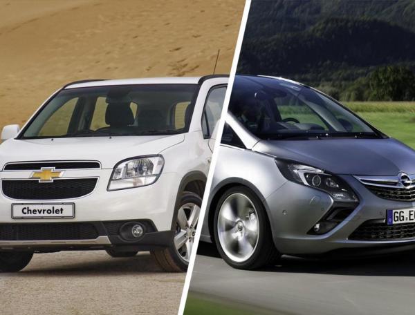 Сравнение Chevrolet Orlando и Opel Zafira