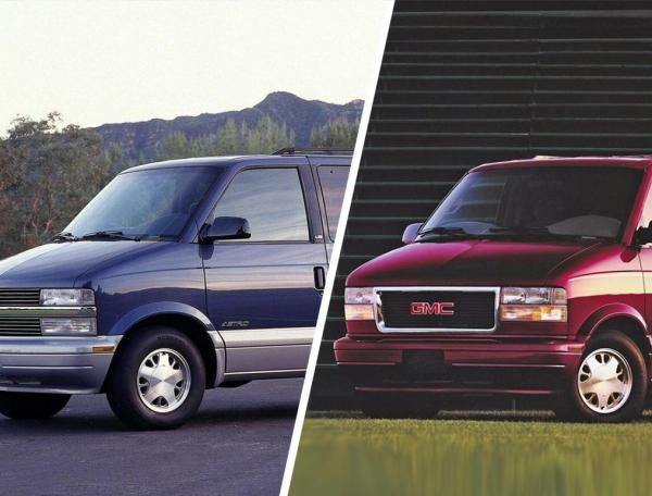 Сравнение Chevrolet Astro и GMC Safari