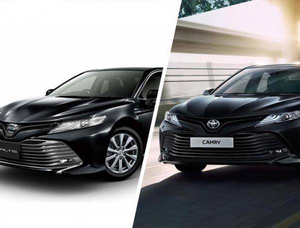 Сравнение Daihatsu Altis и Toyota Camry