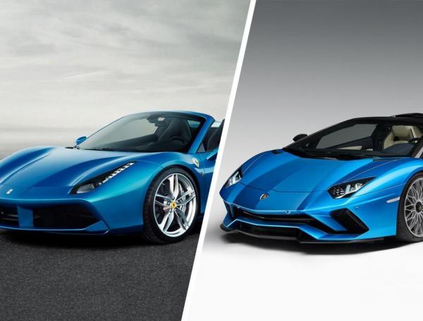 Сравнение Ferrari 488 и Lamborghini Aventador