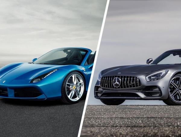 Сравнение Ferrari 488 и Mercedes-Benz AMG GT