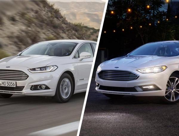 Сравнение Ford Mondeo и Ford Fusion (North America)