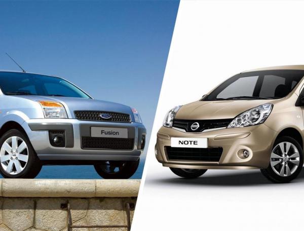 Сравнение Ford Fusion и Nissan Note