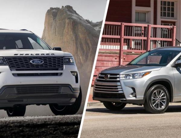 Сравнение Ford Explorer и Toyota Highlander
