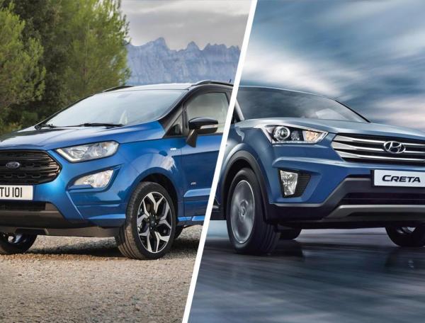 Сравнение Ford Ecosport и Hyundai Creta