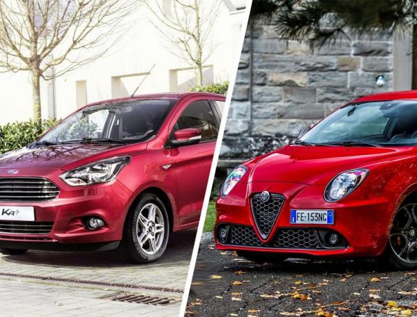 Сравнение Ford Ka и Alfa Romeo MiTo