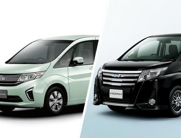 Сравнение Honda Stepwgn и Toyota Noah