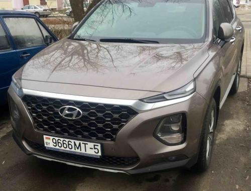 Hyundai Santa Fe, 2019 год выпуска с двигателем Бензин, 111 594 BYN в г. Солигорск